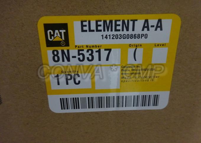 élément de chat de filtre à air de camion de 2S1286 8N5317 8N -5317 pour l'outillage industriel